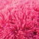 Polštář chlupatý růžový Ø 45 cm