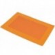 Prostírání PVC oranžový rámeček (30×45)