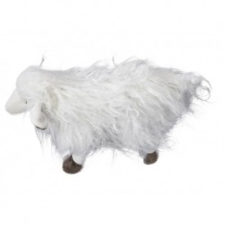 Ovce Tibet stojící bílá