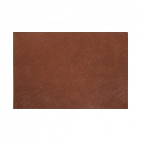 Prostírání Brownie imitace kůže tmavě hnědé