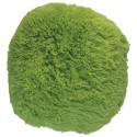 Polštář chlupatý zelený Ø 45 cm