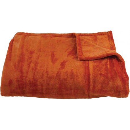 Deka z mikrovlákna Aneta oranžová