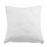 Výplň do polštáře prošívaná se zipem 45 × 45 cm